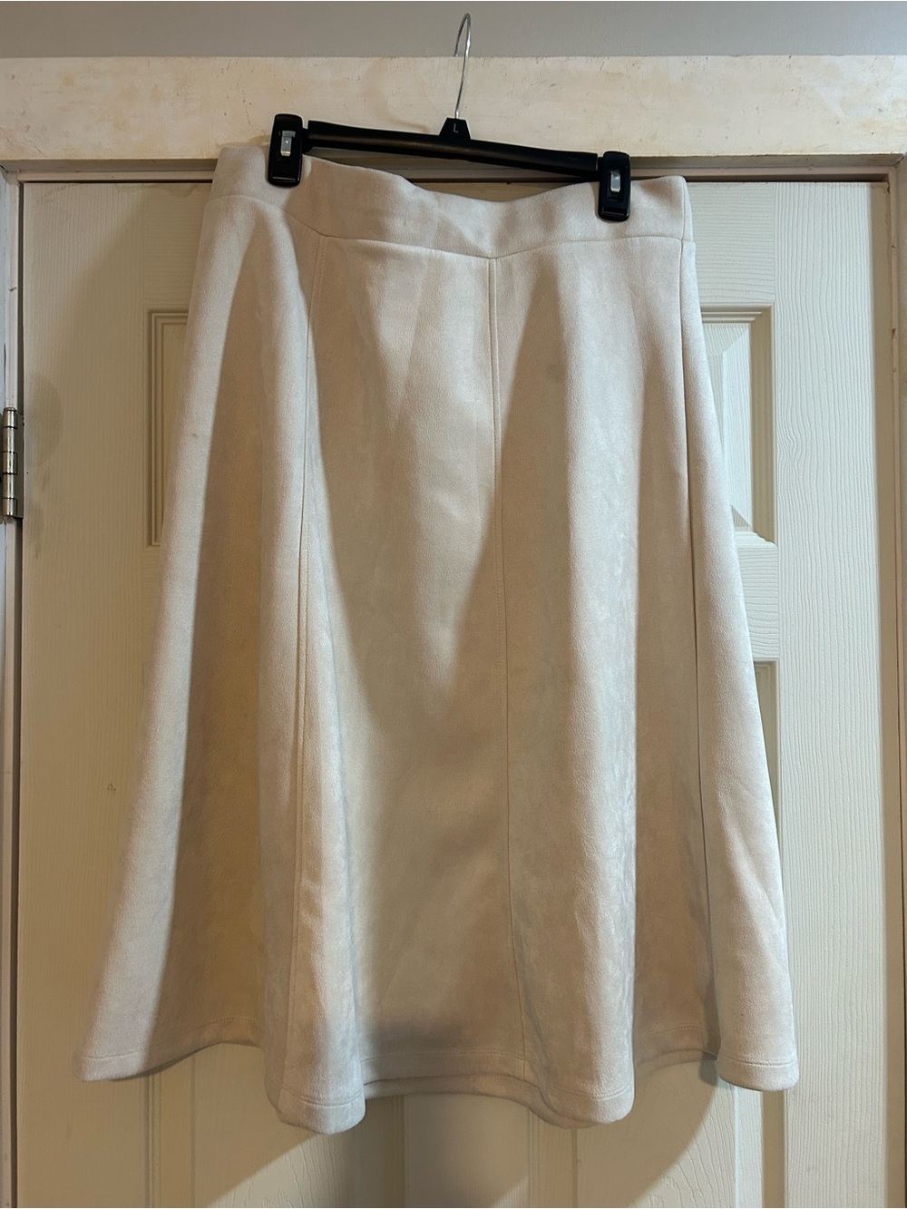 Classic Cream A-Line Skirt — Timeless Flare